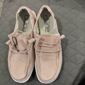 Hey Dude Pink Sparkle Casual Shoes